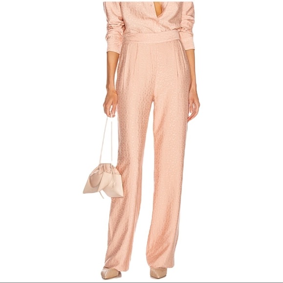 Equipment Pants - EQUIPMENT Gemene Wide Leg Trousers Rose Cloud NWOT Size 0